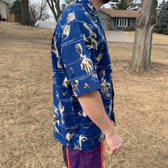 Vintage Hawaiian button up extra large - Picture 3 of 9